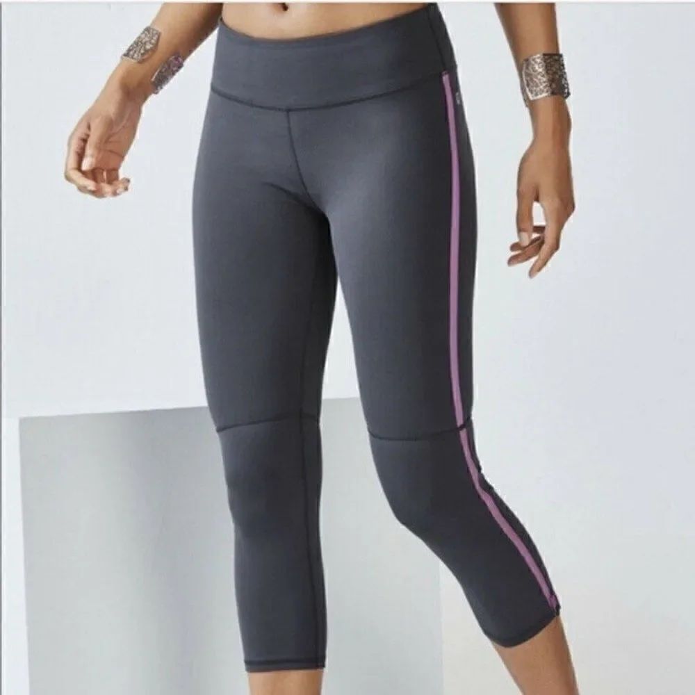 Fabletics Edie Capri Legging Side Zippers